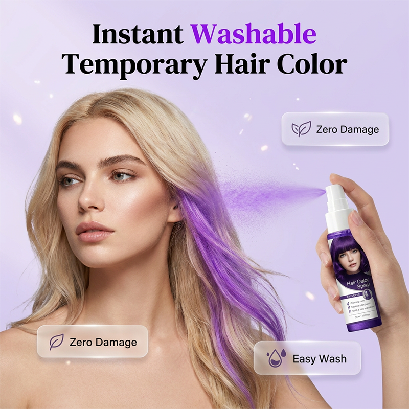 Temporary Hair Color Spray 30ml Washable Instant Dye