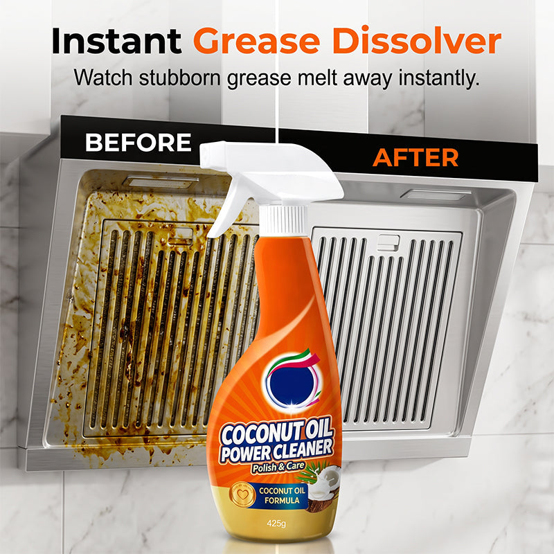 🧽✨ Kitchen degreaser spray – dissolves grease fast, fresh scent, no harsh odors!