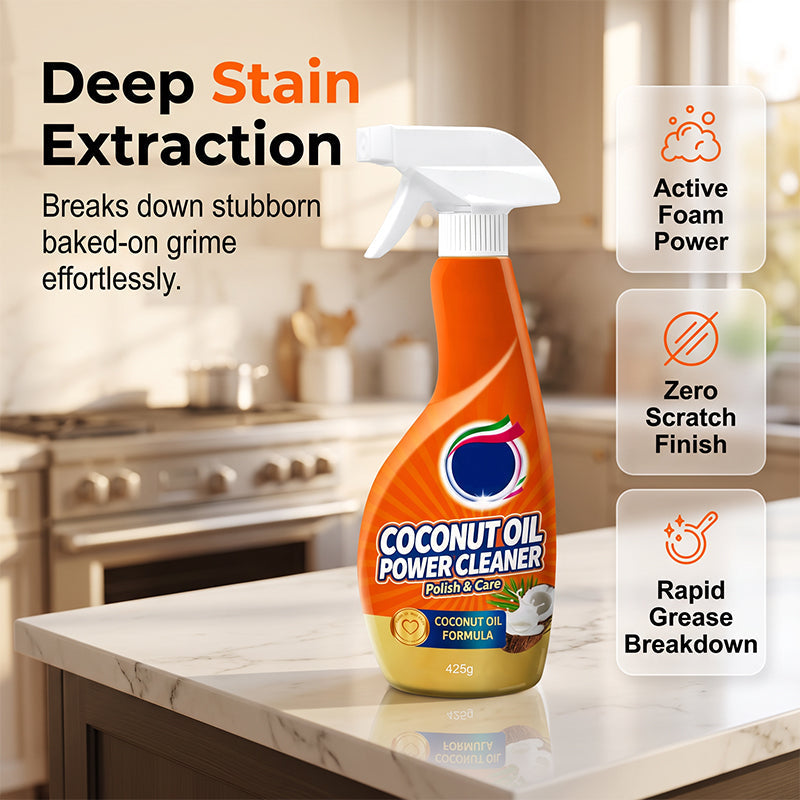 🧽✨ Kitchen degreaser spray – dissolves grease fast, fresh scent, no harsh odors!