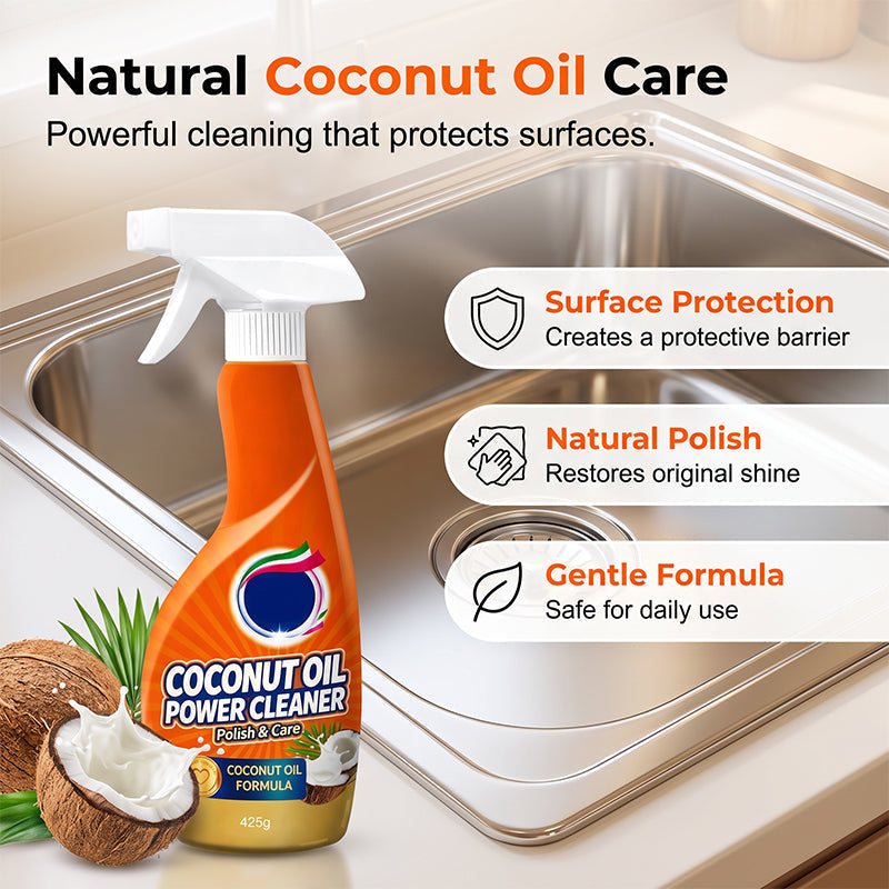 🧽✨ Kitchen degreaser spray – dissolves grease fast, fresh scent, no harsh odors!