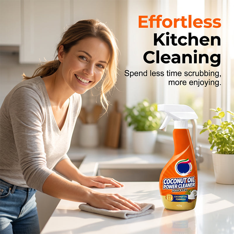 🧽✨ Kitchen degreaser spray – dissolves grease fast, fresh scent, no harsh odors!