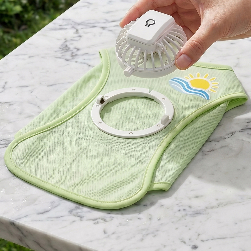 Cooling Fan Dog Vest