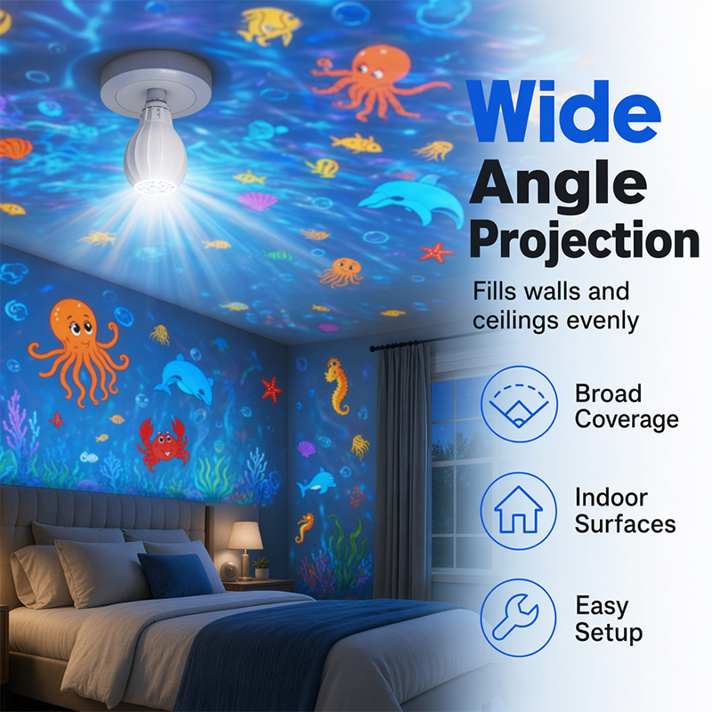 180° Rotatable LED Projection Bulb