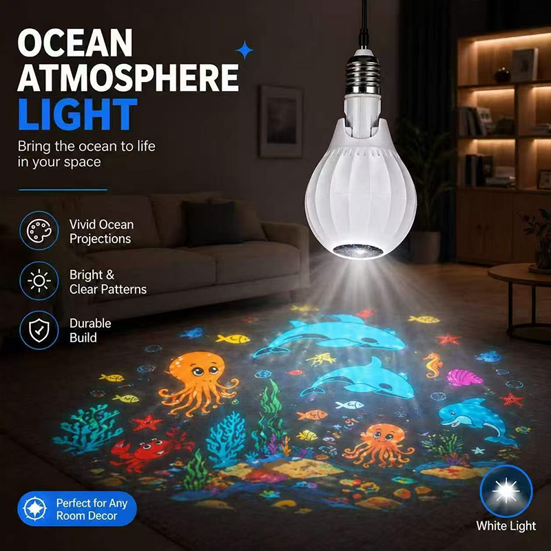 180° Rotatable LED Projection Bulb