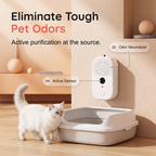 2-in-1 Pet Air Purifier & Ultrasonic Mite Repellent Device