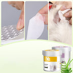 Natural Plant-Based Cleaning Wipes for Pet Eyes and Ears