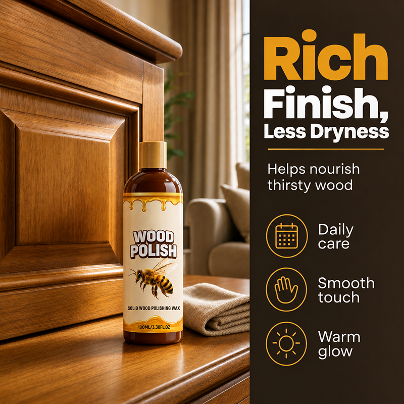 🎉50K+ Sold✨Wood Shine Polish, Furniture Restorer, Restore Luster & Prevent Dryness for Cabinets Tables