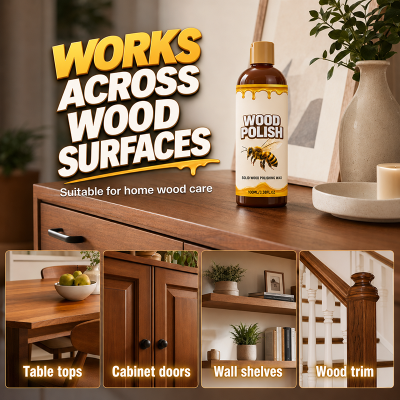🎉50K+ Sold✨Wood Shine Polish, Furniture Restorer, Restore Luster & Prevent Dryness for Cabinets Tables