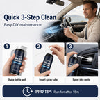 Car Air Conditioner Foam Cleaner Deep Vent Odor Eliminator