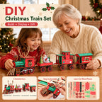 📢📢 50% Off!! 🥳 💞 Over 50,000 Sold! ⚡🚂 Holiday-Themed DIY Train Puzzle