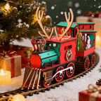 📢📢 50% Off!! 🥳 💞 Over 50,000 Sold! ⚡🚂 Holiday-Themed DIY Train Puzzle