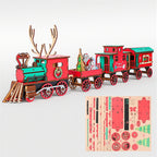 📢📢 50% Off!! 🥳 💞 Over 50,000 Sold! ⚡🚂 Holiday-Themed DIY Train Puzzle