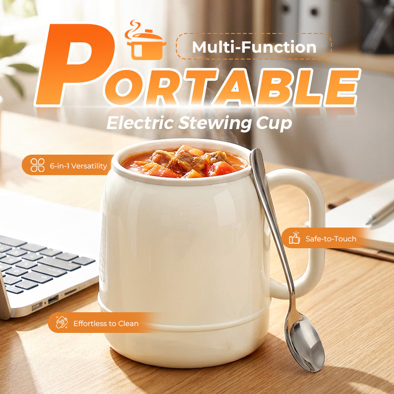 Multi-Function Portable Electric Stewing Cup