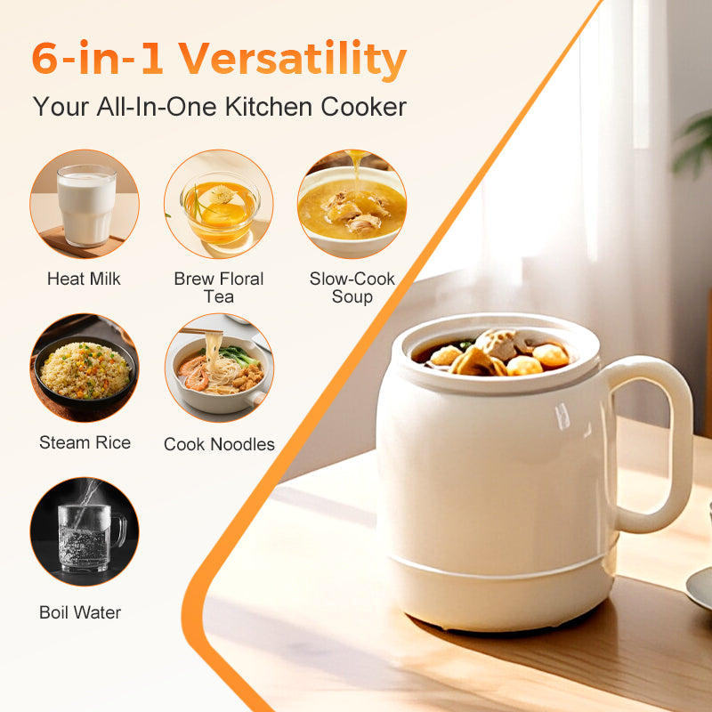 Multi-Function Portable Electric Stewing Cup