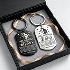 Stainless Steel Couple Keychain