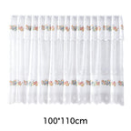 🎉 2026 Sale — Over 23,200 Sold!🍓 Retro Lace Short Kitchen Curtain – Hollow-out ✨