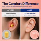 Moldable Silicone Mud Earplugs