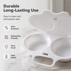 Dual Cavity Microwave Egg Poacher