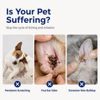 Pet Ear Cleaner for Dogs & Cats