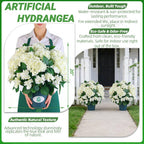 🔥Hot Sale 70% OFF🔥Artificial Outdoor Hydrangea Flowers - UV resistant, Waterproof, Windproof